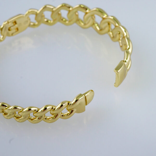 Women Bangles/ Pulsos Dama/ Plain/ 14K Real Color// P339 - Image 3