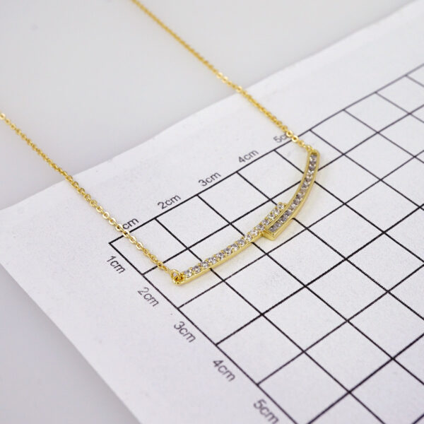 Cadenas & Colgantes/ Chain W/Pendants /  14K Real Color/  Zircon Stone/  2mmx45cm// SET947 - Image 3