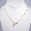 Cadenas & Colgantes/ Chain W/Pendants /  14K Real Color/  Zircon Stone/  2mmx45cm// SET949
