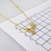 Cadenas & Colgantes/ Chain W/Pendants /  14K Real Color/  Zircon Stone/  2mmx45cm// SET949 - Image 3