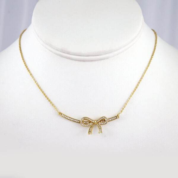 Cadenas & Colgantes/ Chain W/Pendants /  14K Real Color/  Zircon Stone/  2mmx45cm// SET950