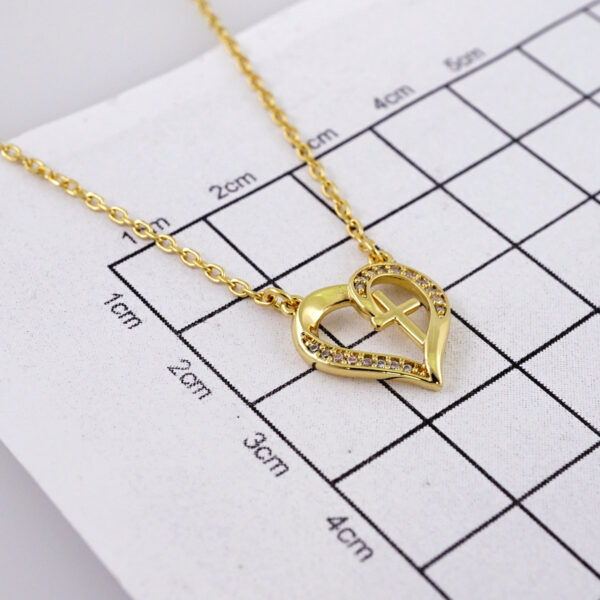 Cadenas & Colgantes/ Chain W/Pendants /  14K Real Color/  Zircon Stone/  2mmx45cm// SET953 - Image 3