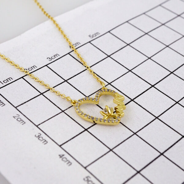 Cadenas & Colgantes/ Chain W/Pendants /  14K Real Color/  Zircon Stone/  2mmx45cm// SET955 - Image 3