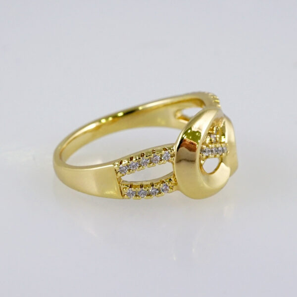 Women Ring/ Anillos Damas/  14K Real Color/  Zircon Stone// R483 - Image 2