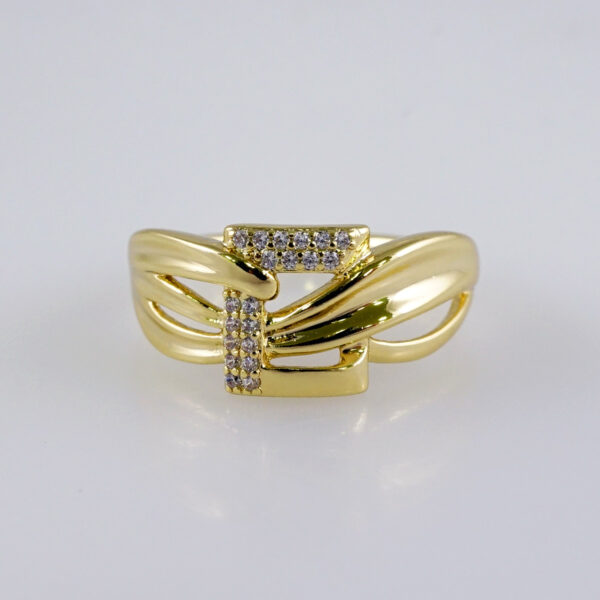 Women Ring/ Anillos Damas/  14K Real Color/  Zircon Stone// R484