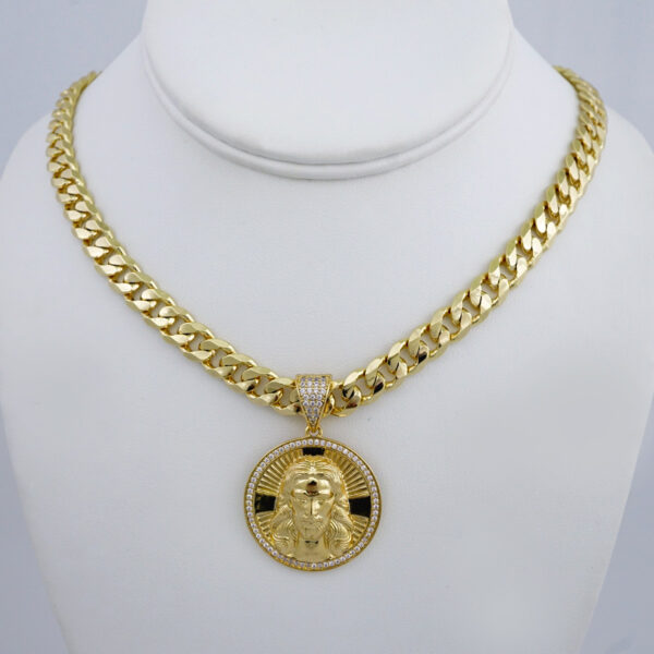 Cadenas & Colgantes/ Chain /Pendants /  14K Real Color/  Zircon Stone/  8mmx60cm// SET977