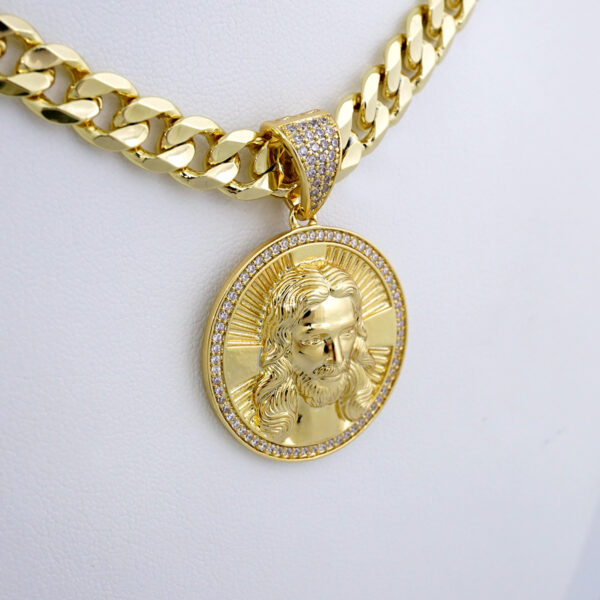 Cadenas & Colgantes/ Chain /Pendants /  14K Real Color/  Zircon Stone/  8mmx60cm// SET977