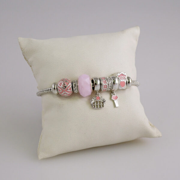 Women Bracelets/ Pulseras Dama/ Zircon Stone/  Silver Color// B884