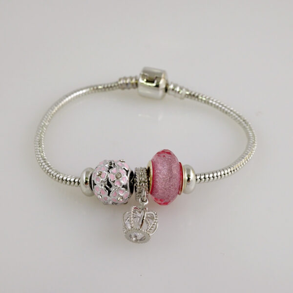 Women Bracelets/ Pulseras Dama/ Zircon Stone/  Silver Color// B885