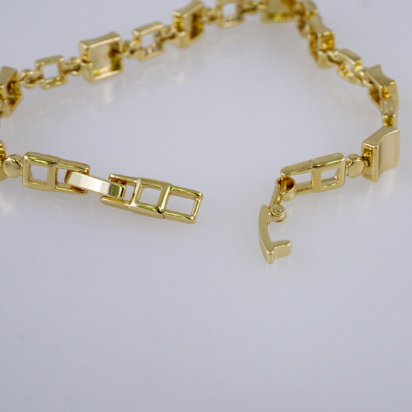 Woman Bracelets/ Pulseras Dama/ Zircon Stone/14K Real Color// B892