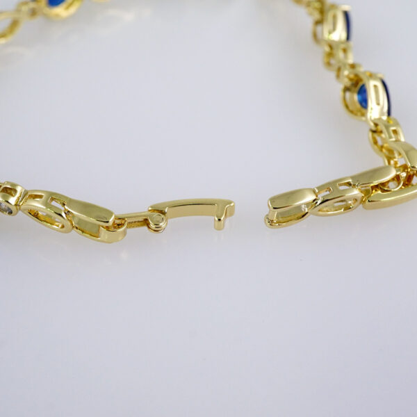 Woman Bracelets/ Pulseras Dama/  Zircon Stone/  14K Real Color// B899
