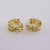 Woman Earrings / Aretes Dama/  Zircon Stone/  14k Real Color// E1111