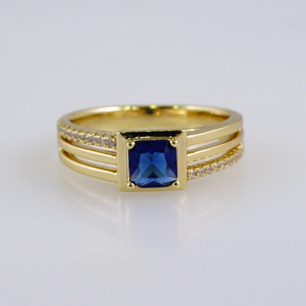 Woman Ring/ Anillos Damas/  14K Real Color/  Zircon Stone// R496
