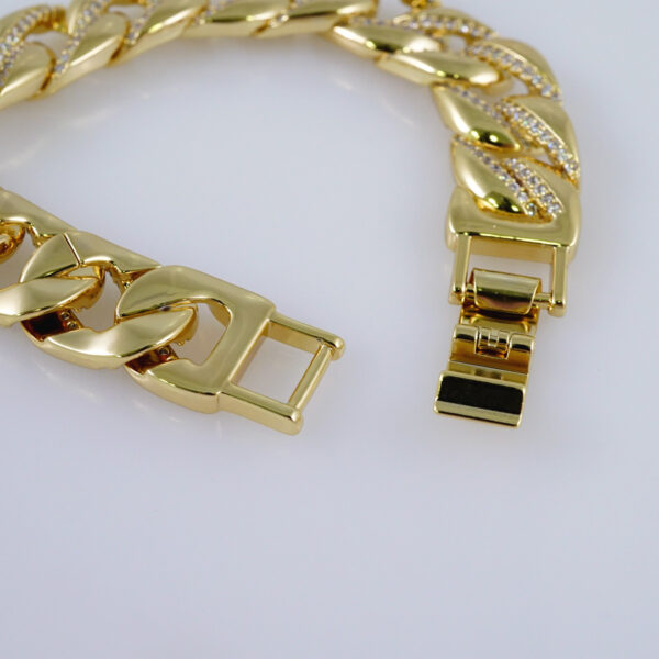 Woman Bracelets/ Pulseras Dama/  Zircon Stone/  14K Real Color// B914 - Image 3