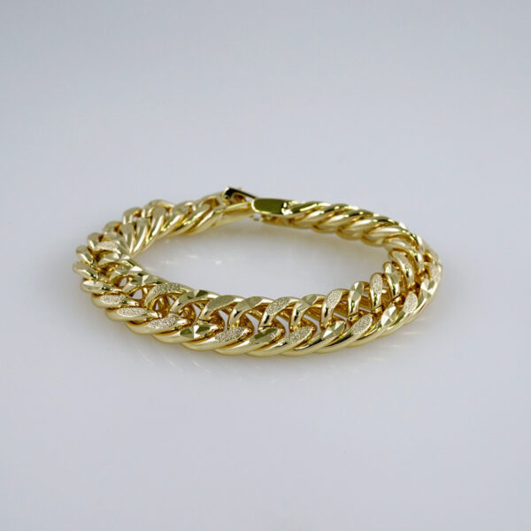 Bracelets/ Pulseras/  Plain/  14K Real Color// B918