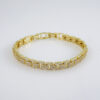 Woman Bracelets/ Pulseras Dama/  Zircon Stone/  14K Real Color// B933 - Image 2