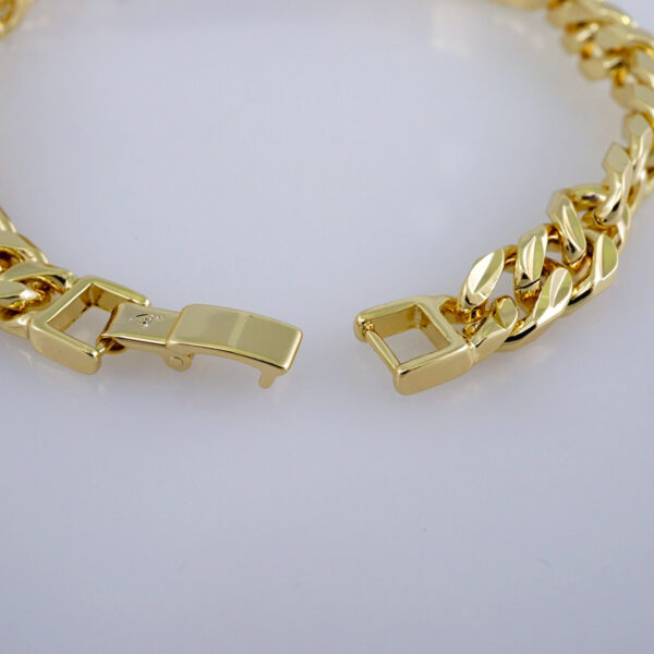 Bracelets/ Pulseras / Plain/  14K Real Color// B935