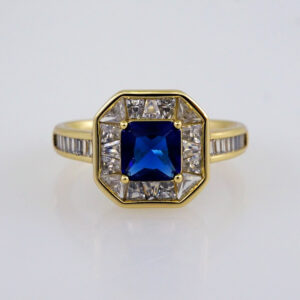 Woman Ring/ Anillos Damas/  14K Real Color/  Zircon Stone// R507