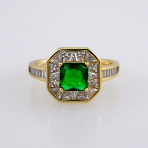 Woman Ring/ Anillos Damas/  14K Real Color/  Zircon Stone// R508