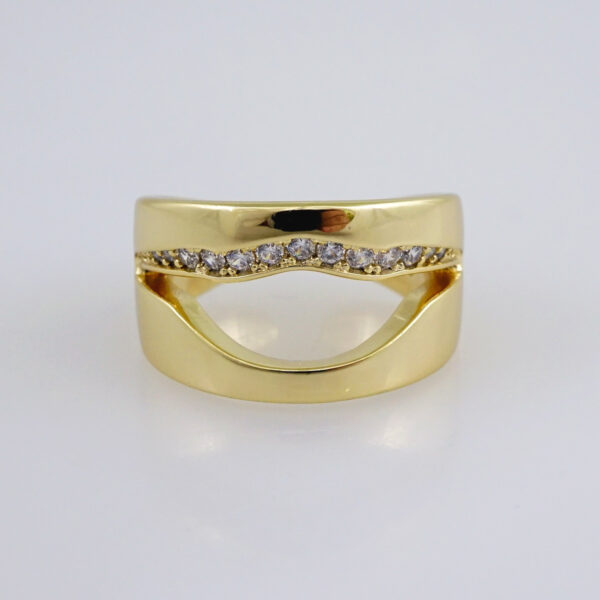 Woman Ring/ Anillos Damas/  14K Real Color/  Zircon Stone/ Ajustables// R510