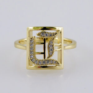 Woman Ring/ Anillos Damas/  14K Real Color/  Zircon Stone// R517