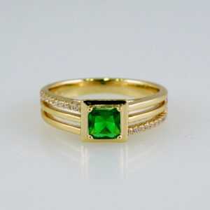 Woman Ring/ Anillos Damas/  14K Real Color/  Zircon Stone// R520