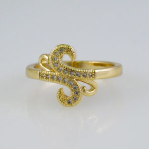 Woman Ring/ Anillos Damas/  14K Real Color/  Zircon Stone// R524
