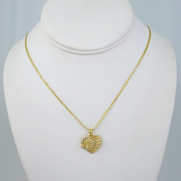 Cadenas & Colgantes/ Chain/Pendants /  14K Real Color/  Zircon Stone/  2mmx45cm// SET1041