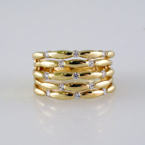 Woman Ring/ Anillos Damas/  14K Real Color/ Zircon Stone// R525