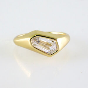 Woman Ring/ Anillos Damas/  14K Real Color/  Zircon Stone// R526
