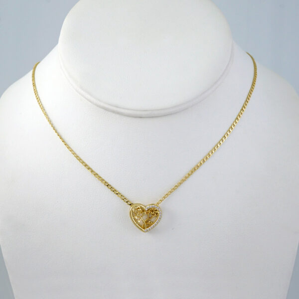 Cadenas & Colgantes/ Chain/Pendants /  14K Real Color/  Zircon Stone/  2mmx45cm// SET1044