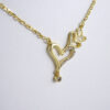 Cadenas & Colgantes/ Chain/Pendants /  14K Real Color/  Zircon Stone/  2mmx45cm// SET1045 - Image 2