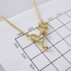 Cadenas & Colgantes/ Chain/Pendants /  14K Real Color/  Zircon Stone/  2mmx45cm// SET1045 - Image 4