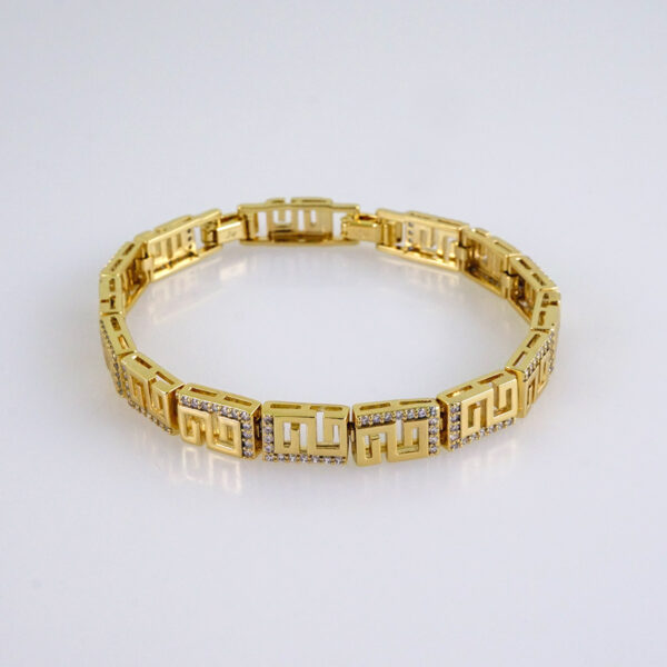 Woman Bracelets/ Pulseras Dama/  Zircon Stone/  14K Real Color// B966