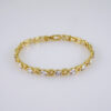 Woman Bracelets/ Pulseras Dama/ Zircon Stone/14K Real Color// B970 - Image 2