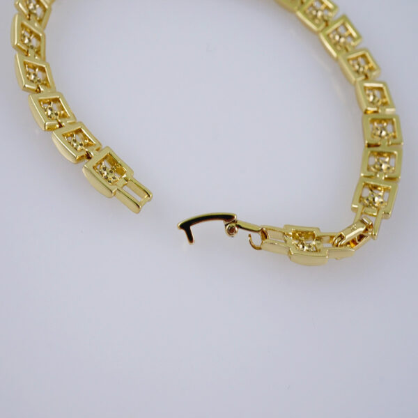 Women Bracelets/ Pulseras Dama/  Zircon Stone/  14K Real Color// B982