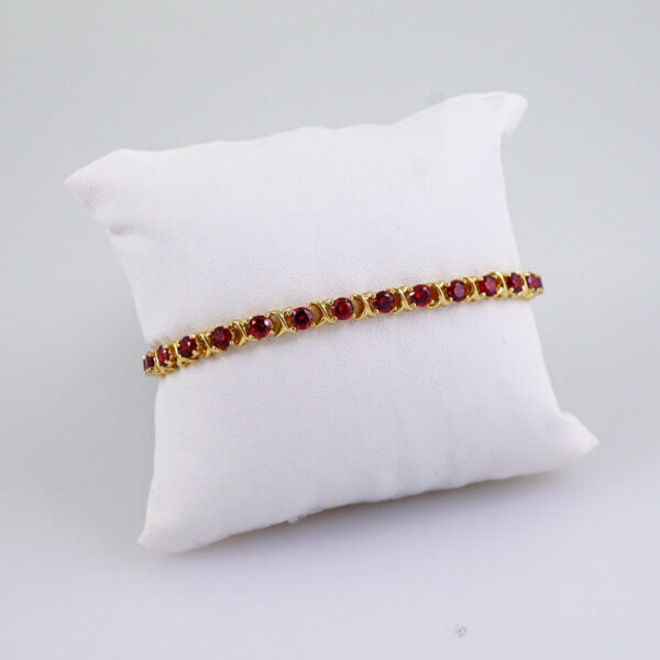 Women Bracelets/ Pulseras Dama/  Zircon Stone/  14K Real Color// B1011