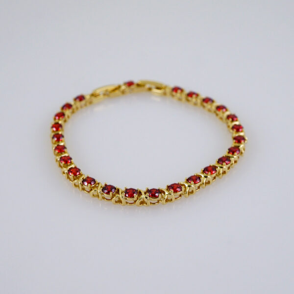 Women Bracelets/ Pulseras Dama/  Zircon Stone/  14K Real Color// B1011 - Image 2