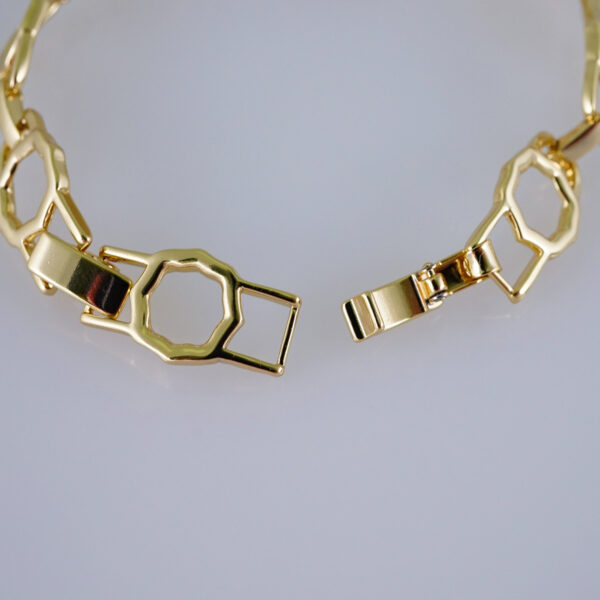 Women Bracelets/ Pulseras Dama/  Zircon Stone/  14K Real Color// B1013