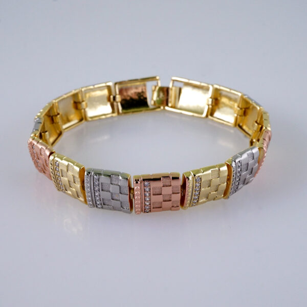 Women Bracelets/ Pulseras Dama/  Zircon Stone/  14K Real Color// B991 - Image 2