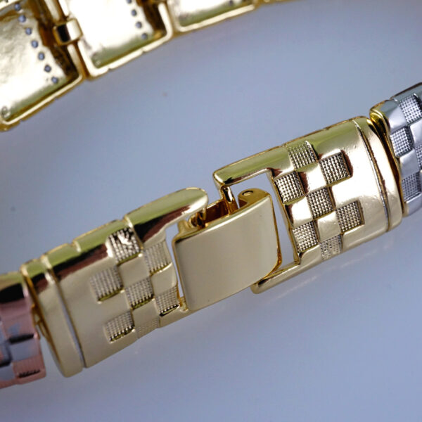 Women Bracelets/ Pulseras Dama/  Zircon Stone/  14K Real Color// B991 - Image 3