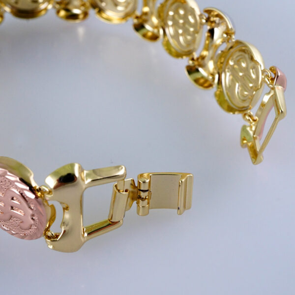 Women Bracelets/ Pulseras Dama/  Zircon Stone/  Three Tone// B993 - Image 3