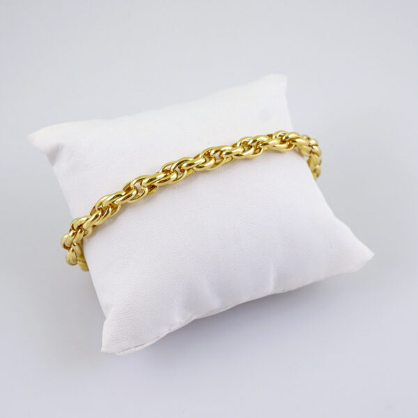 Bracelets/ Pulseras / Plain/14K Real Color// B997