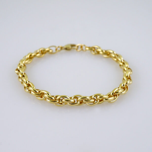 Bracelets/ Pulseras / Plain/14K Real Color// B997 - Image 2