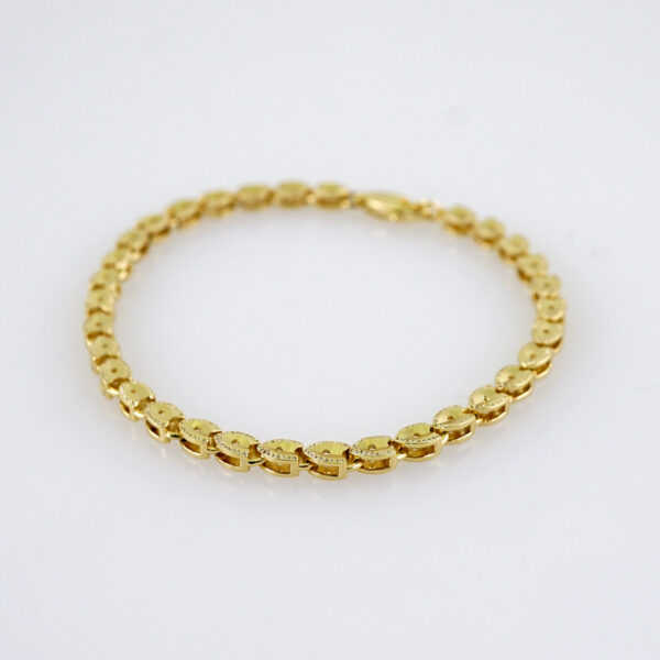 Women Bracelets/ Pulseras Dama/  Plain/  14K Real Color// B999 - Image 2