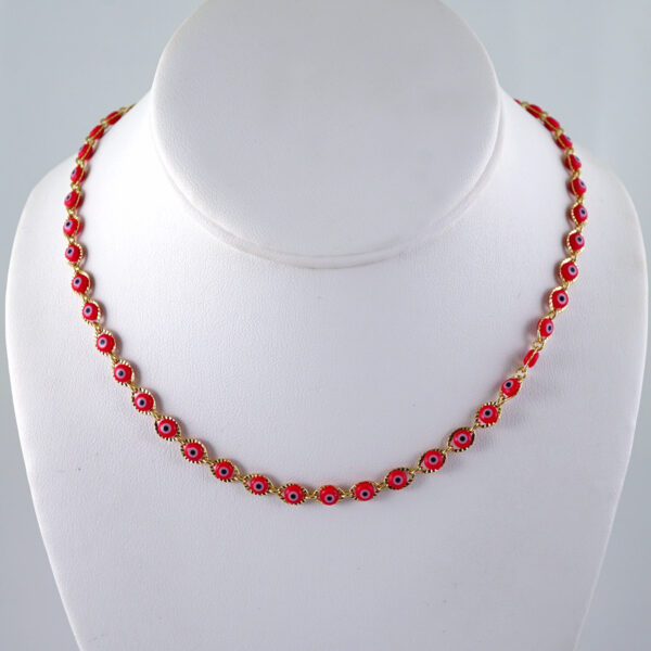 Cadenas/ Chain W/  14K Real Color/  Plain/ Good Luck/3mmx45cm// SET1084