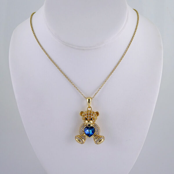 Cadenas & Colgantes/ Chain W/Pendants /14K Real Color/Zircon Stone/3mmx45cm// SET1107