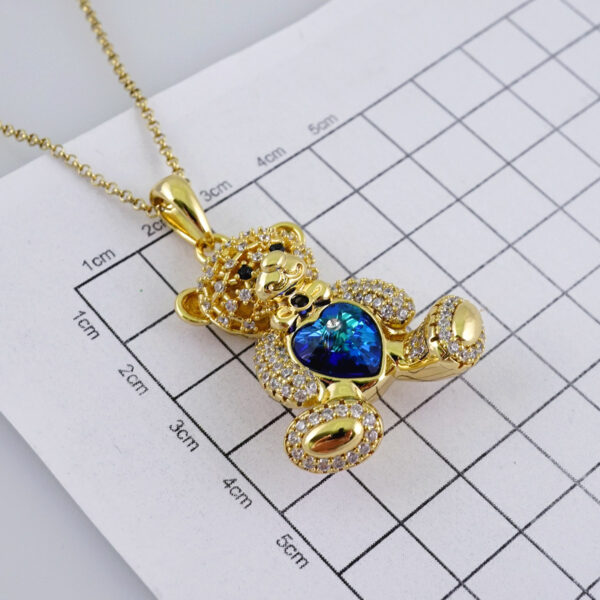 Cadenas & Colgantes/ Chain W/Pendants /14K Real Color/Zircon Stone/3mmx45cm// SET1107 - Image 3