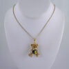 Cadenas & Colgantes/ Chain W/Pendants /  14K Real Color/  Zircon Stone/  3mmx45cm// SET1108