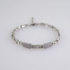 Women Bracelets/ Pulseras Dama/  Zircon Stone/  Silver Color// B1054 - Image 2